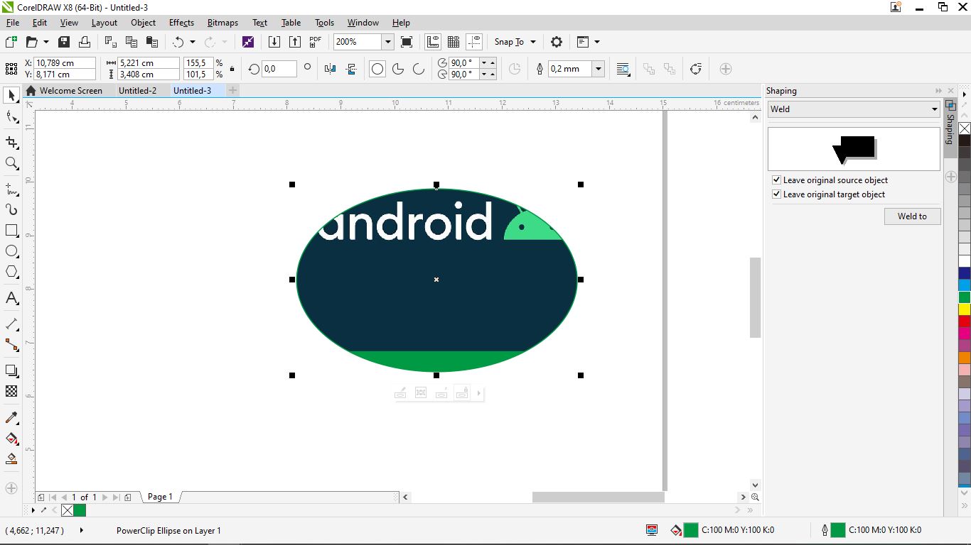 Cara Memasukkan Gambar Ke Objek Lingkaran di Corel Draw