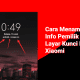 Cara menampilkan info pemilik di layar kunci hp Xiaomi