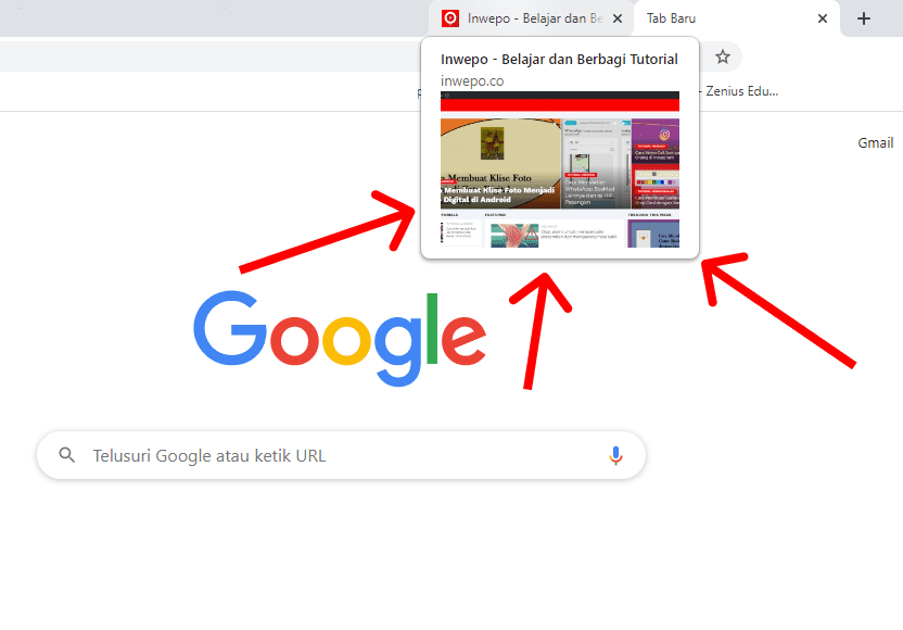 Cara Mengaktifkan Fitur Tab Preview di Google Chrome