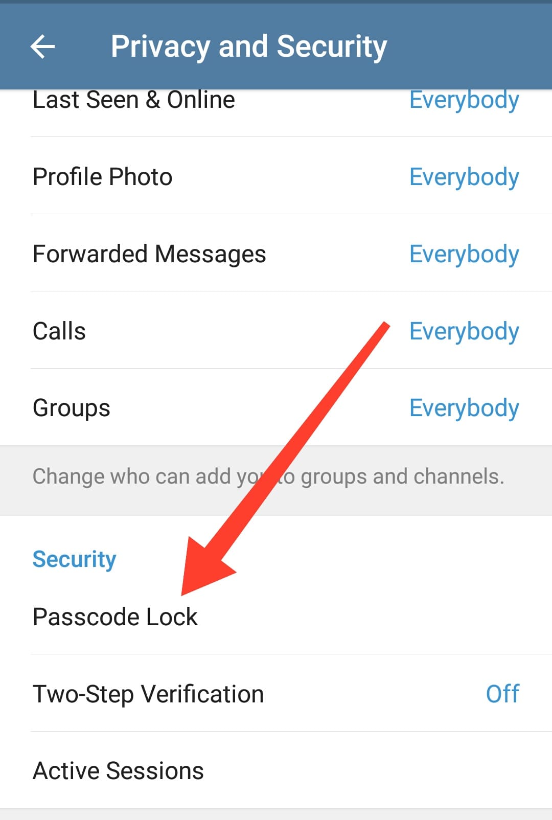 Cara Mengunci Aplikasi Telegram dengan Fitur Bawaan