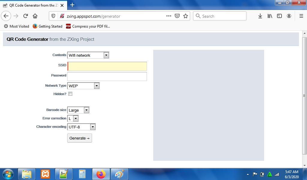 Cara Membuat QR Code Free Wifi