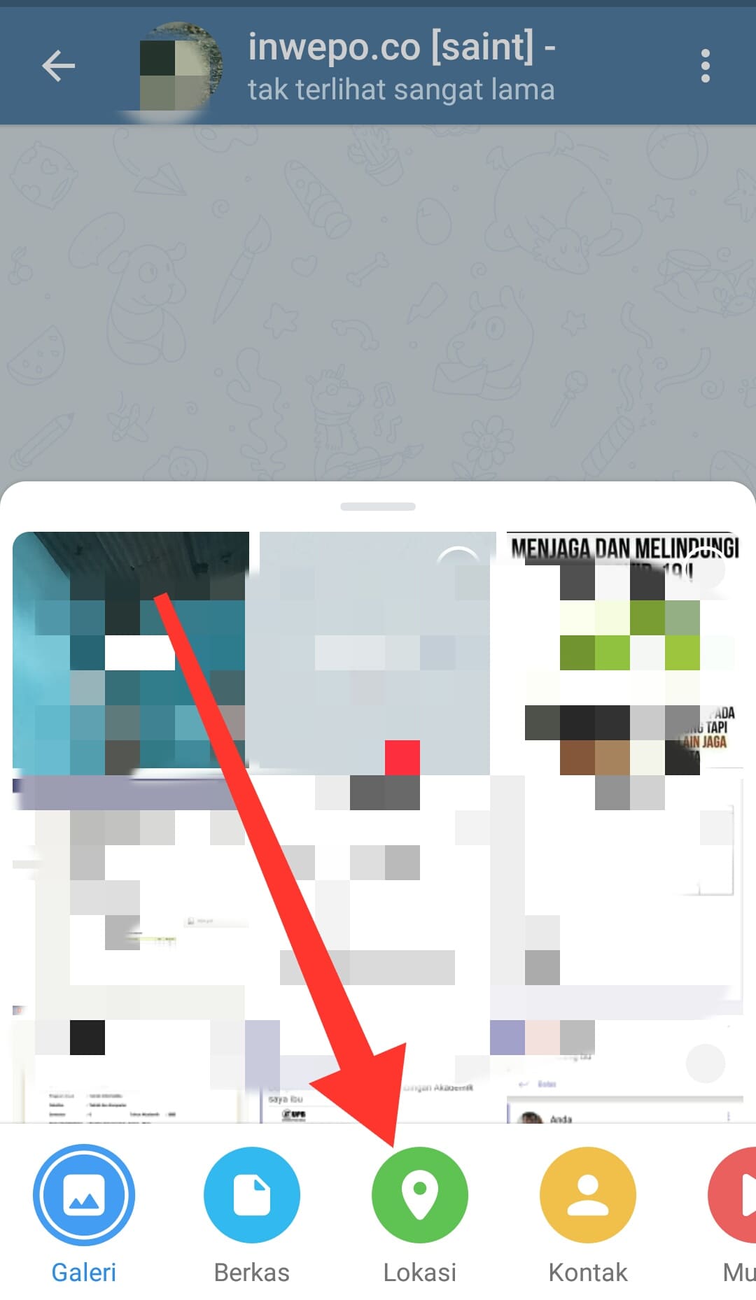 Cara Share Lokasi Secara Real Time di Telegram