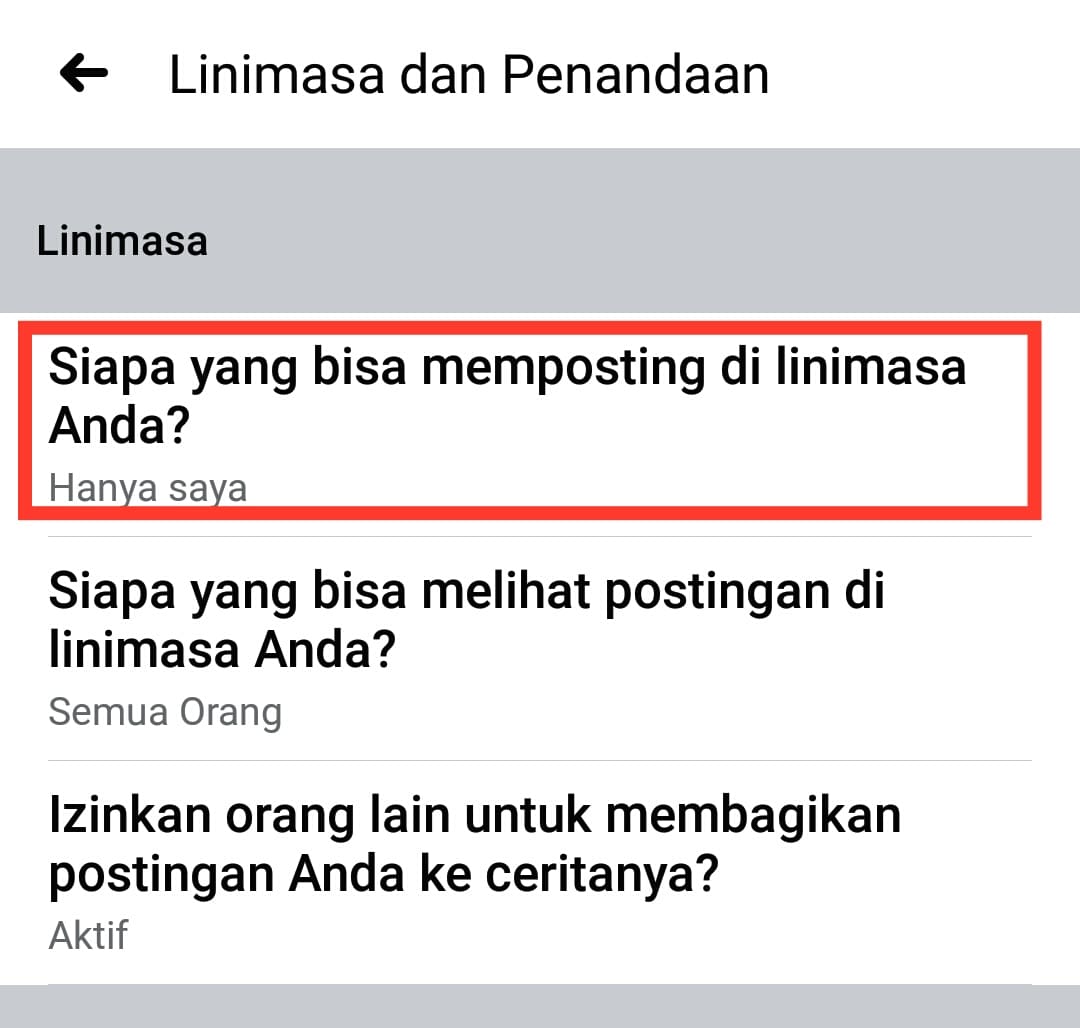 Cara Mengunci Wall atau Dinding Facebook di android