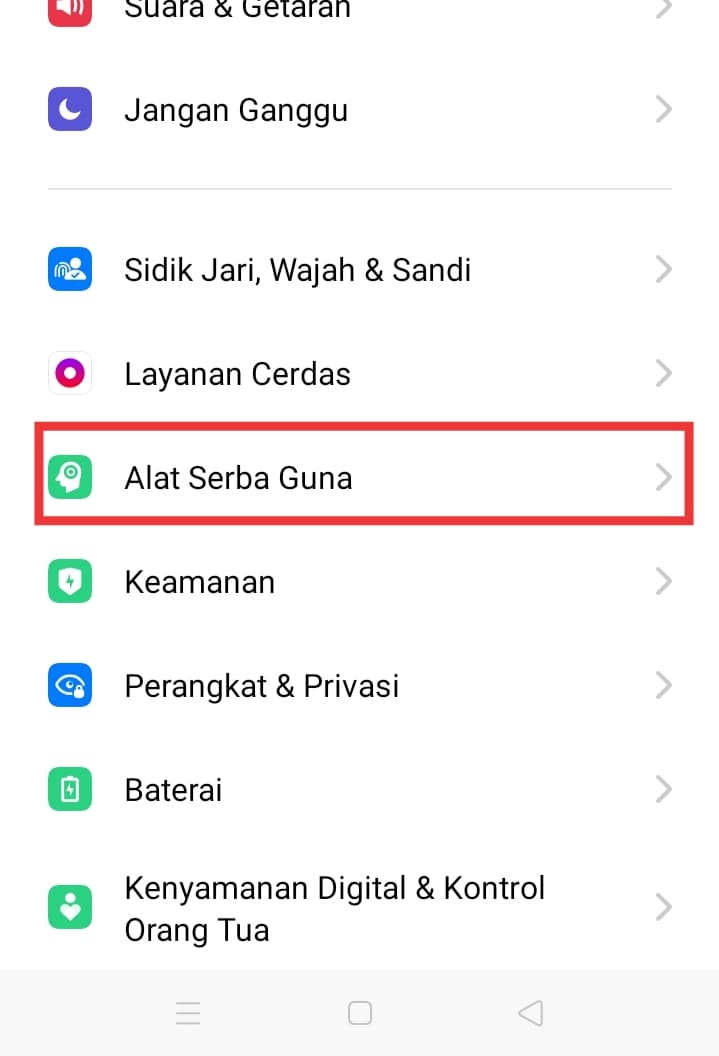 Cara Mengaktifkan Smart Sidebar di HP OPPO