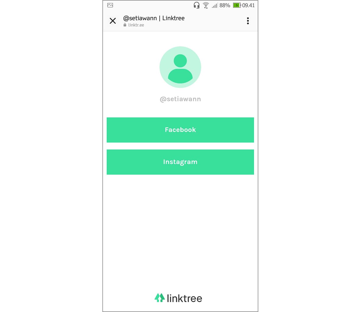 Rich Result on Google's SERP when searching for "bio instagram"