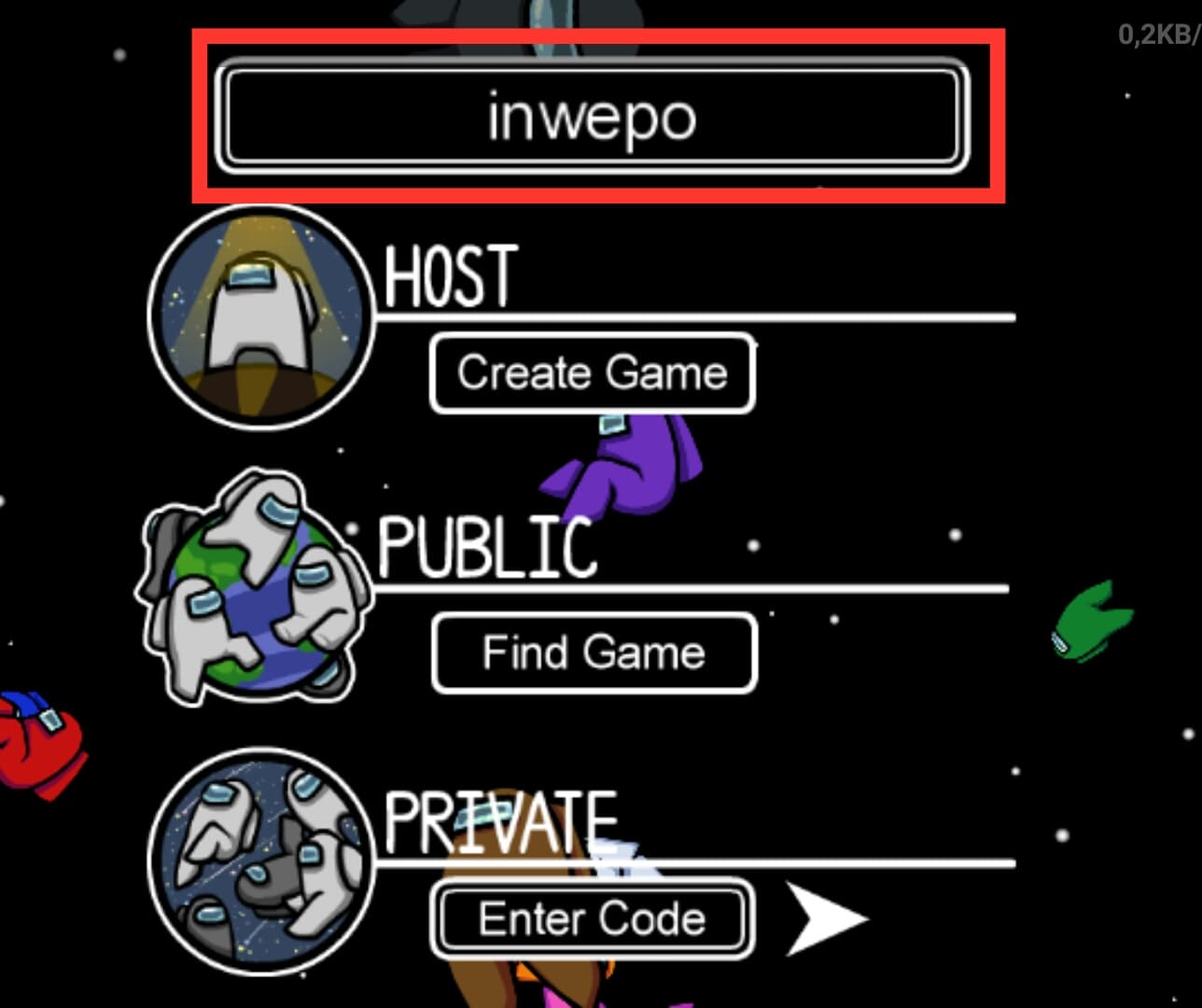 Cara Membuat Nama Kosong di Among Us Android