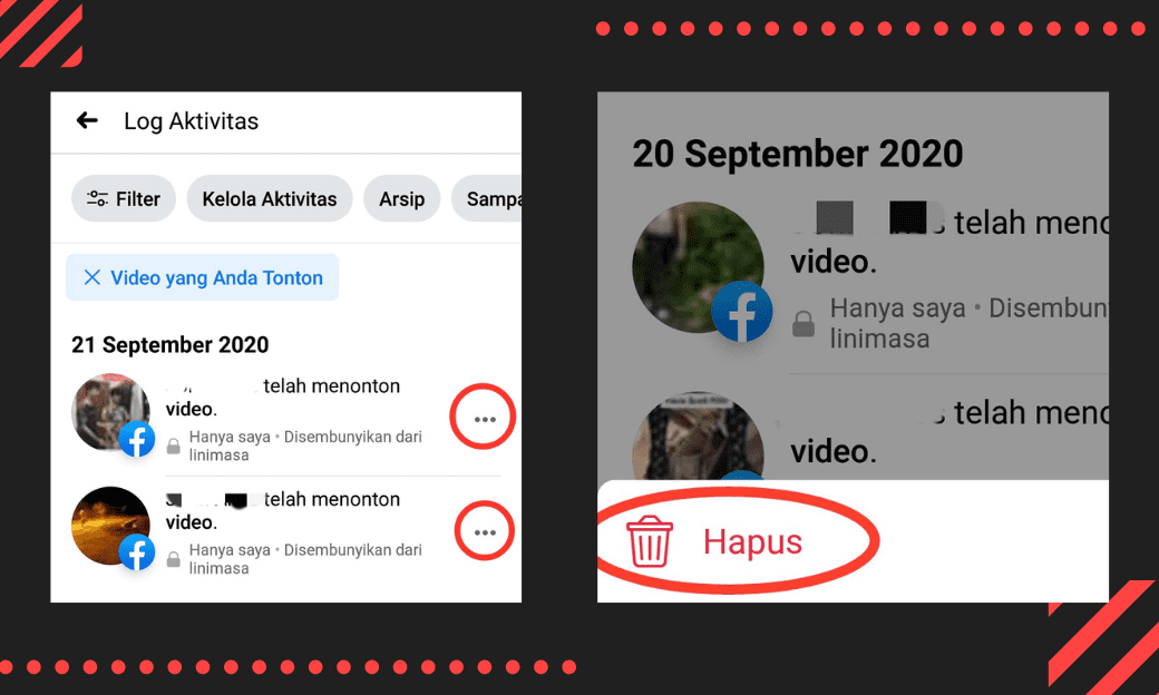 Cara Menghapus Riwayat Video yang Pernah Ditonton di Facebook