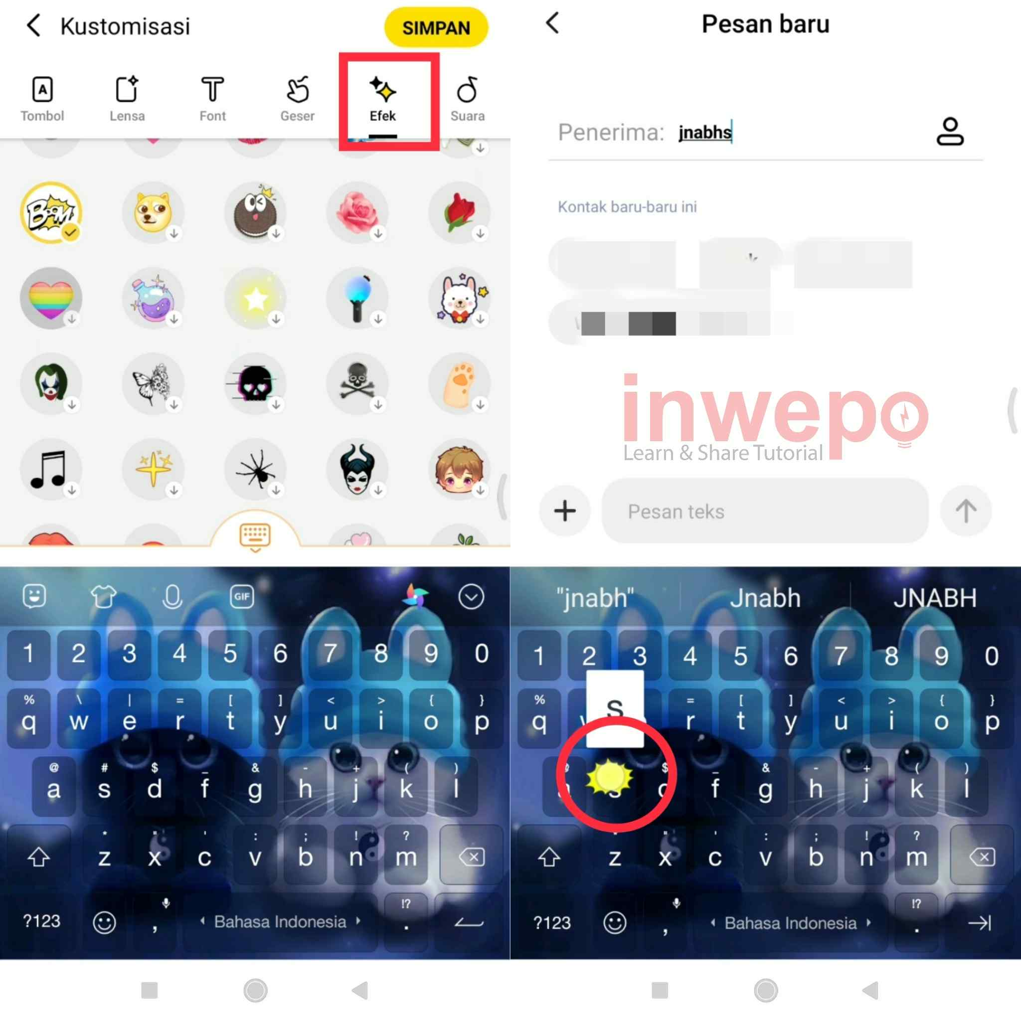 Cara Menambahkan Efek Tapping pada Keyboard Android