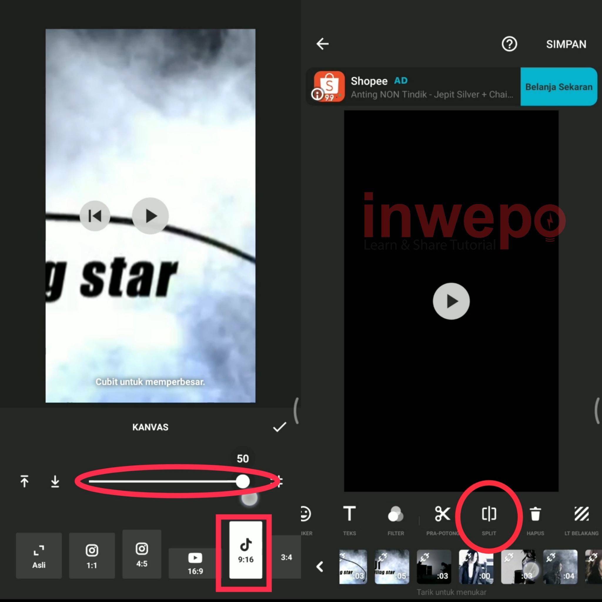 Cara Share Spotify ke instastory dengan Background Bergerak
