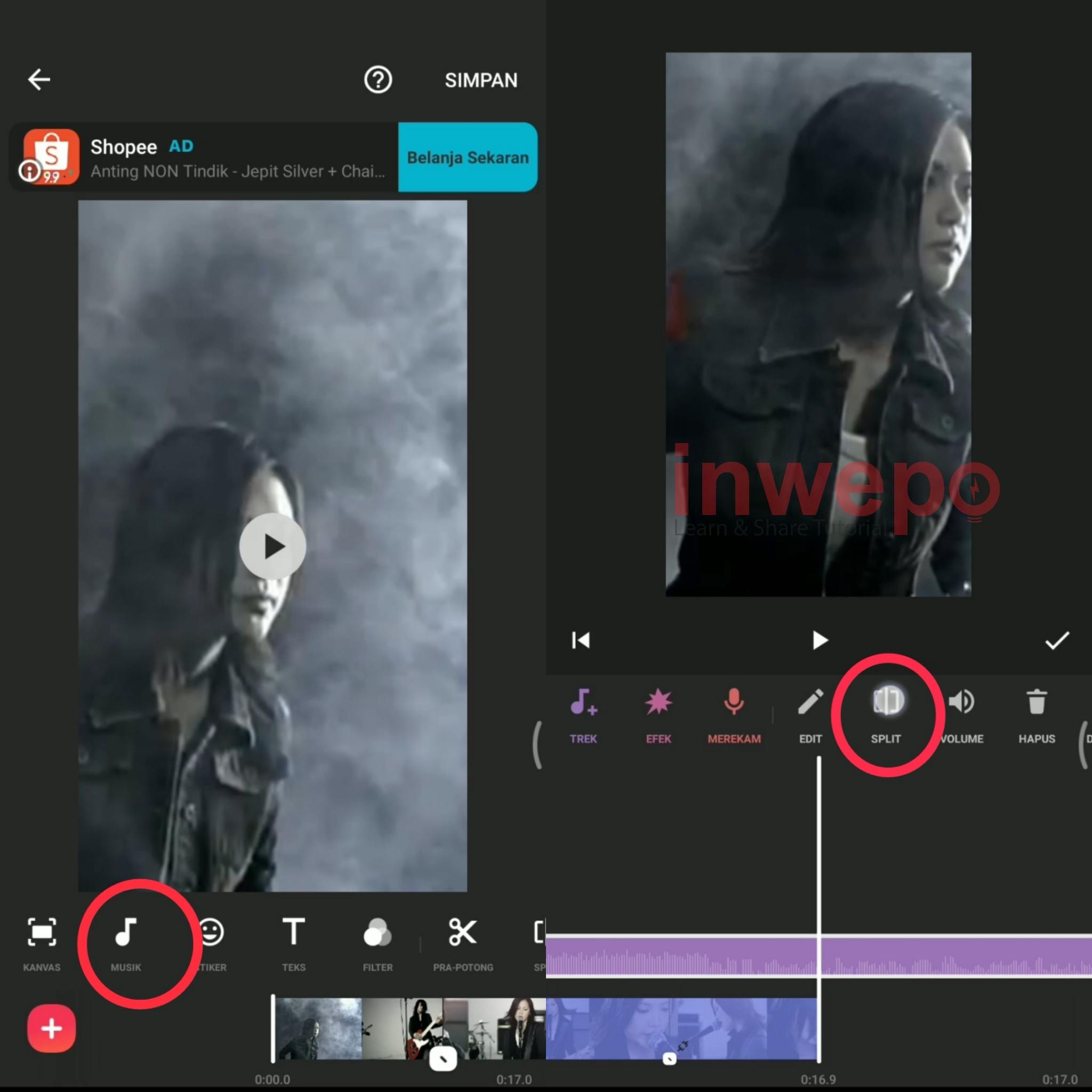 Cara Share Spotify ke instastory dengan Background Bergerak