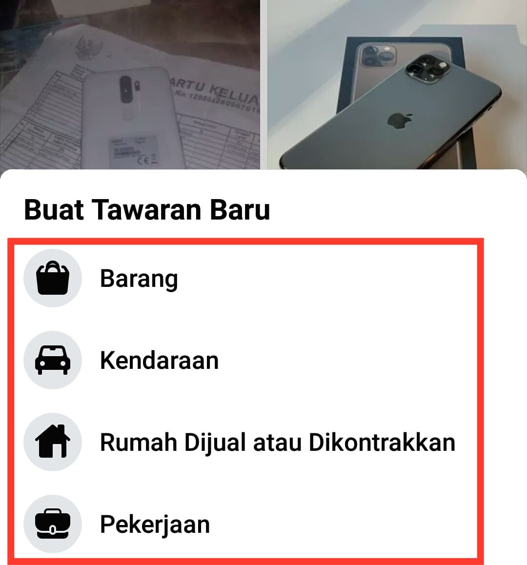 Cara menjual barang di marketplace Facebook