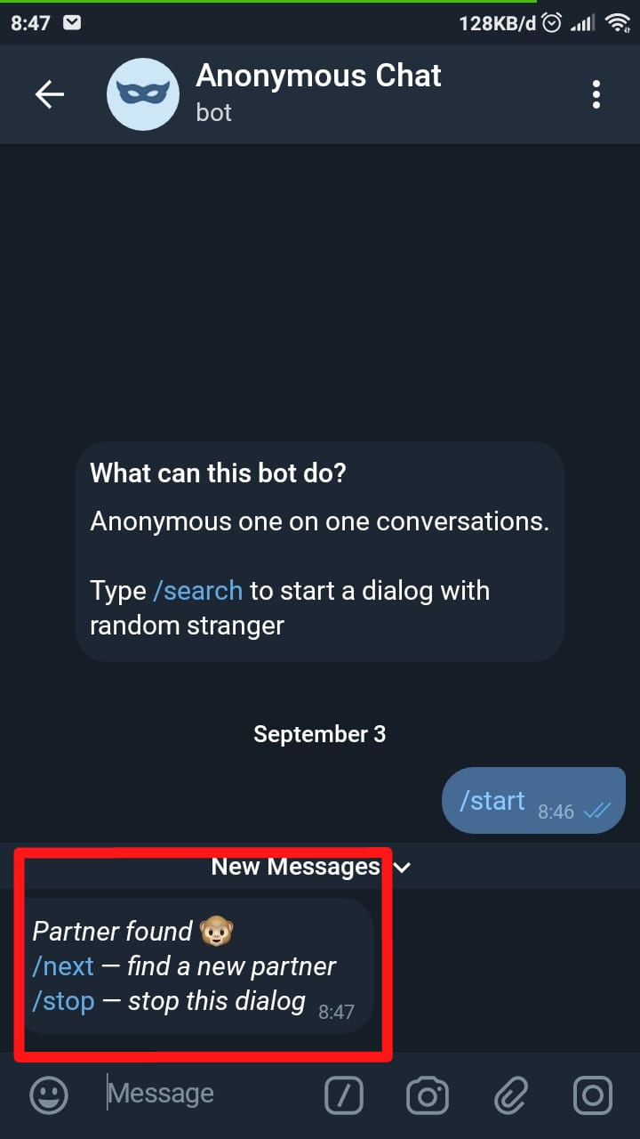 Cara Mencari Teman Baru dengan Bot di Aplikasi Telegram