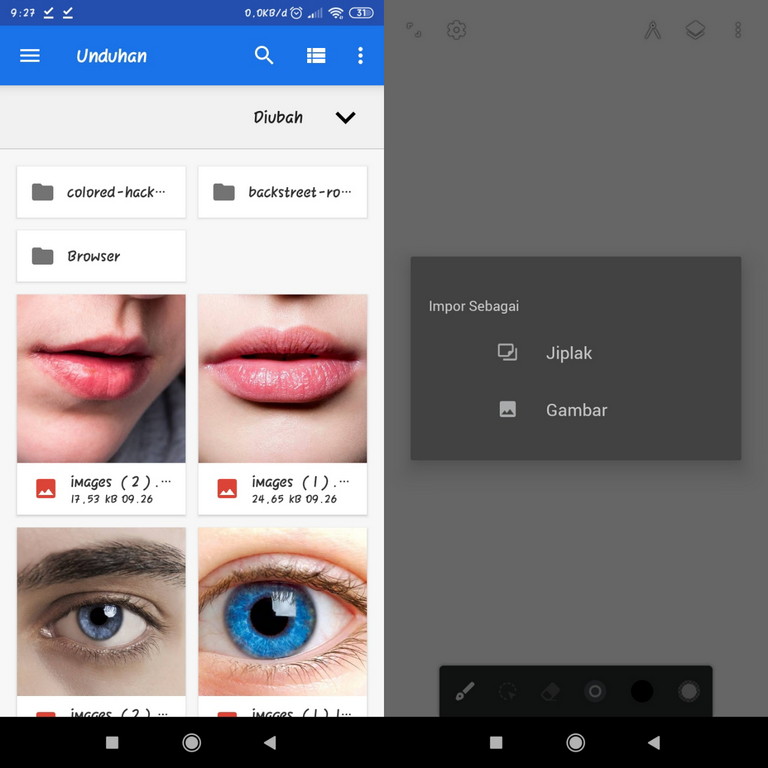 Cara Membaut Vektor Bibir Menggunakan Infinite Design