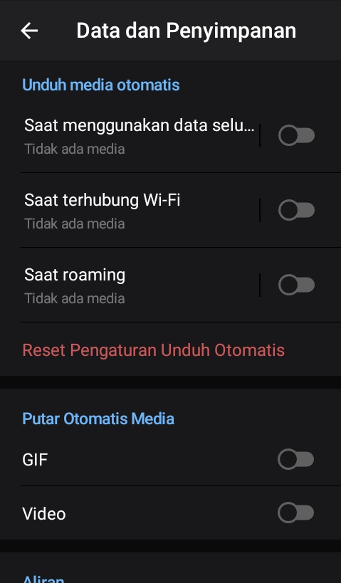 Cara Menonaktifkan Unduh Otomatis Di Telegram