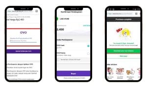 Cara Membeli Stiker Line dengan Ovo