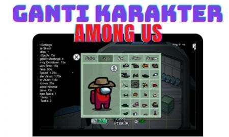 Cara Mengganti Karakter di Game Among Us