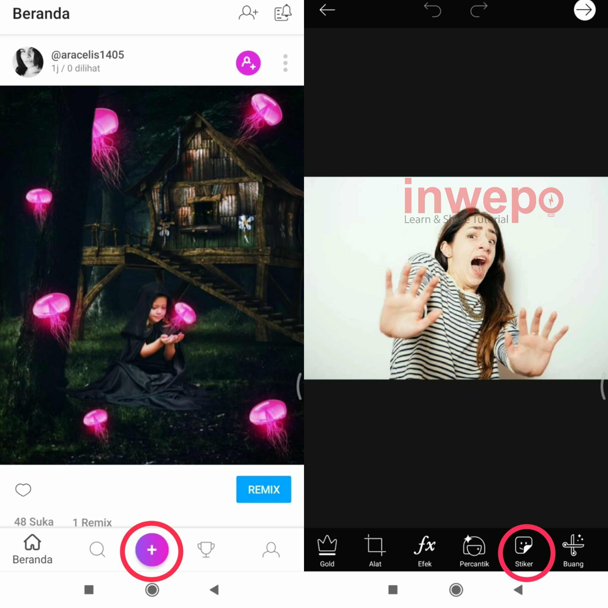 Cara Membuat Efek Wrap in Plastic di Android