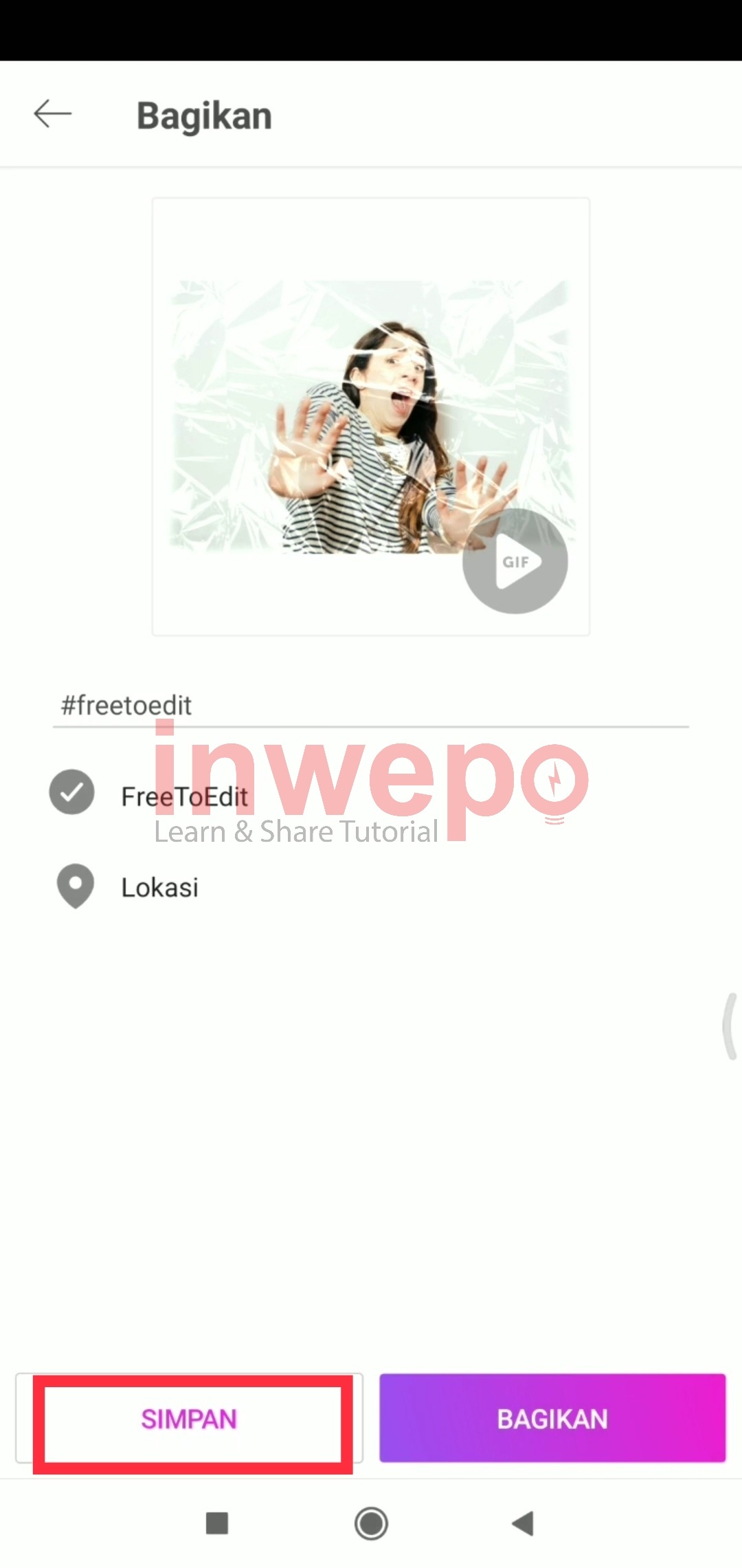 Cara Membuat Efek Wrap in Plastic di Android