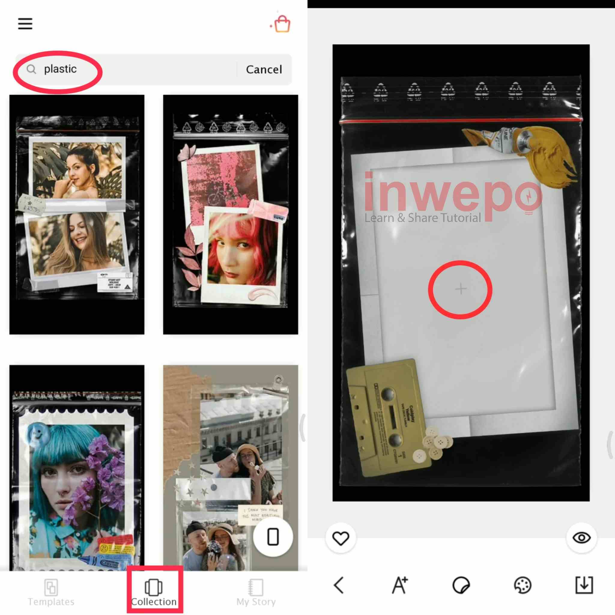 Cara Membuat Efek Wrap in Plastic di Android