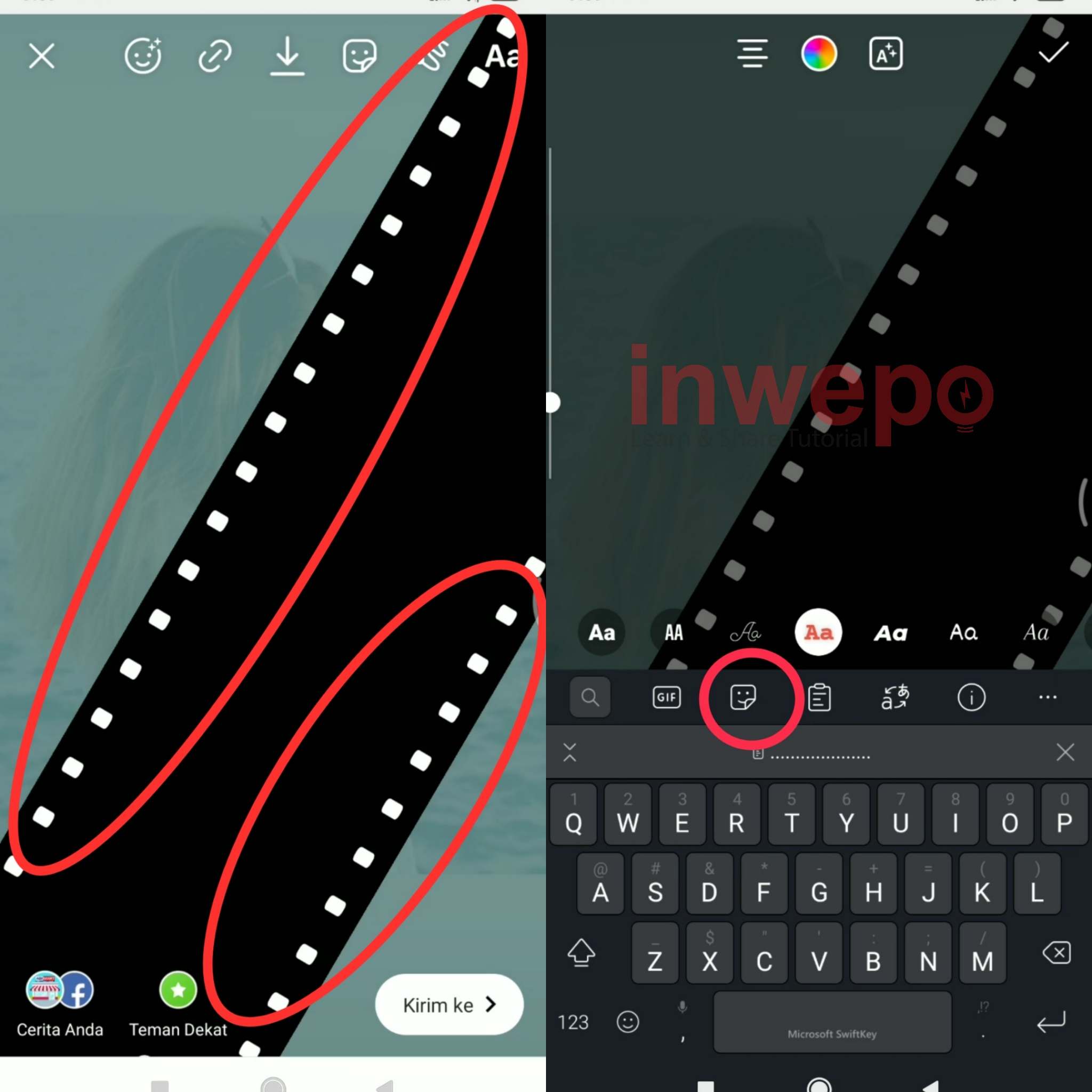 Cara Buat Efek Roll Film di Story Instagram