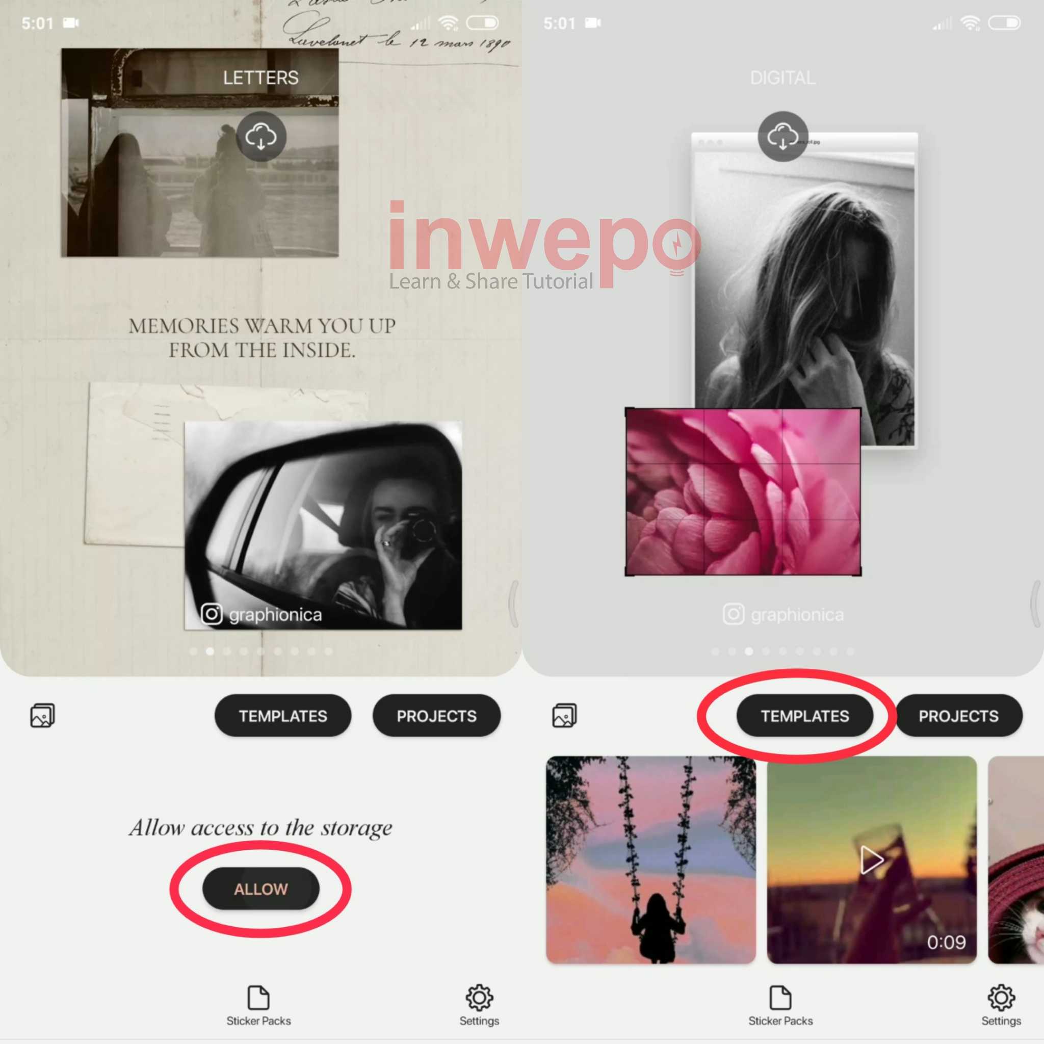 Buat Foto dan Video Kolase dalam Satu Frame