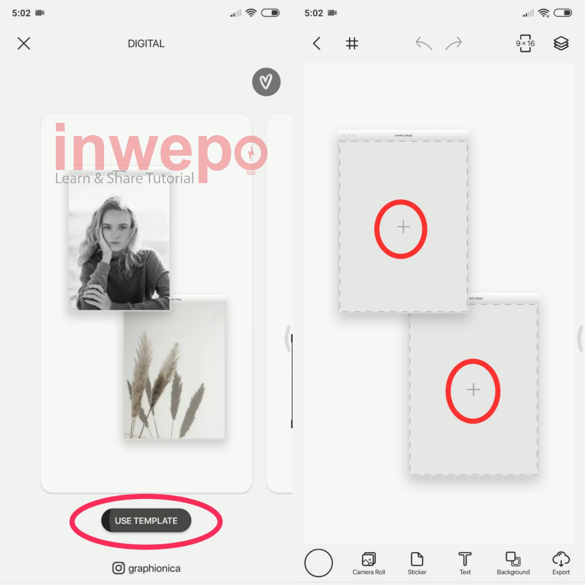 Buat Foto dan Video Kolase dalam Satu Frame