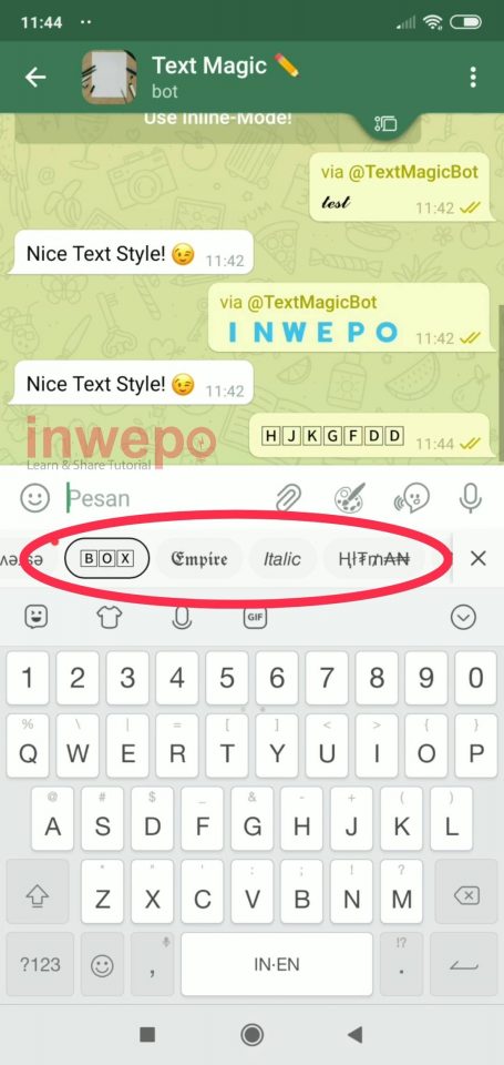 Cara Membuat Text Unik di Telegram Tanpa Aplikasi