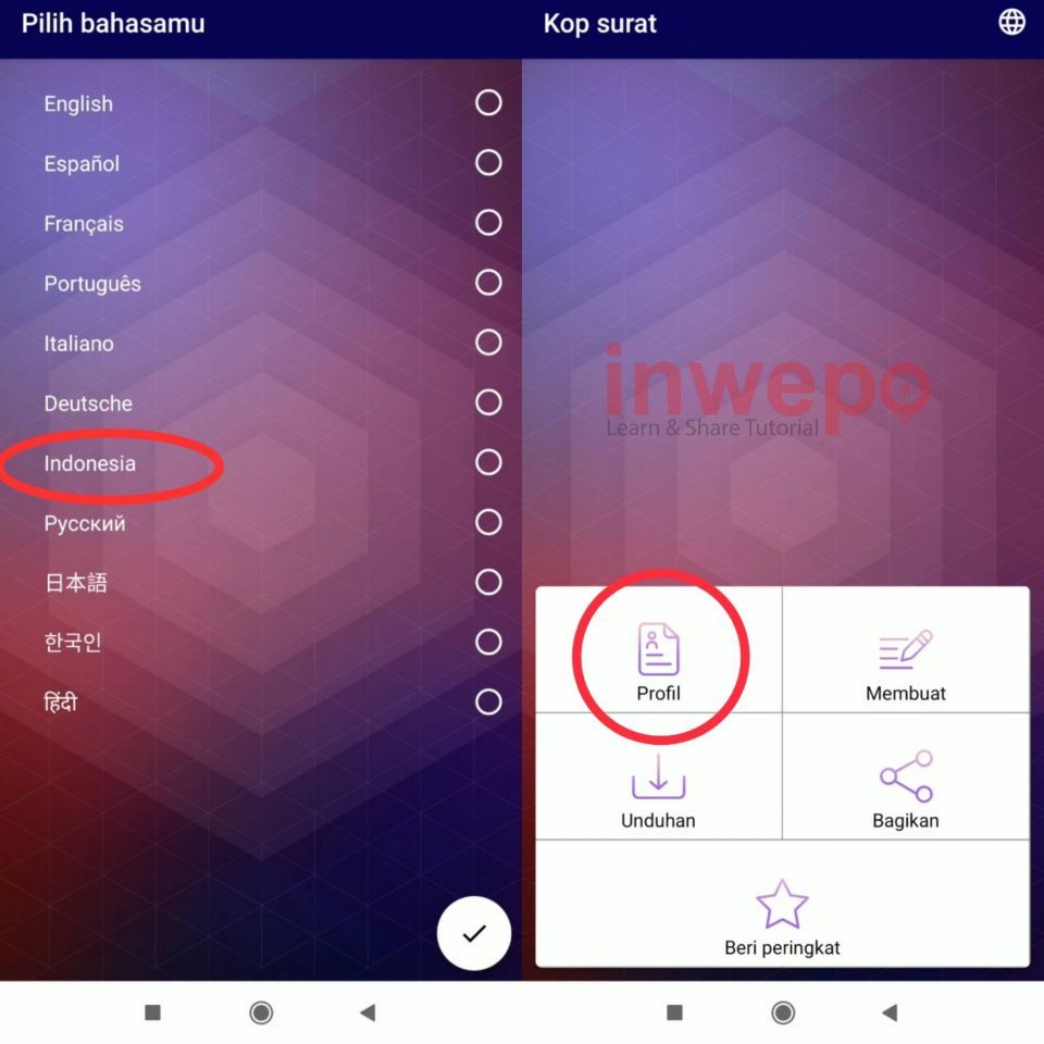 Cara Mudah Membuat Kop Surat di HP Android