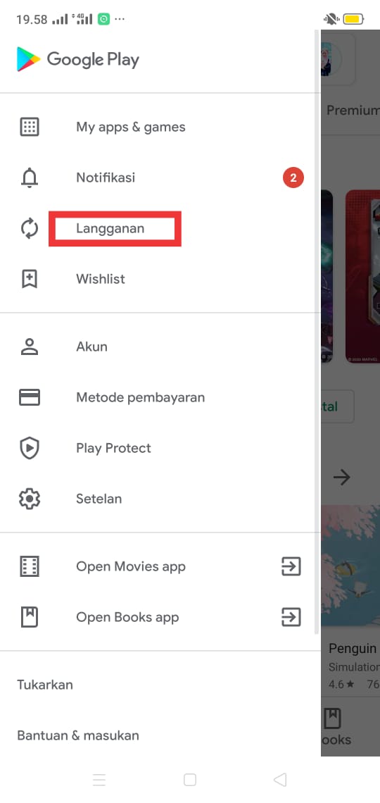 Cara Berhenti Berlangganan Aplikasi Premium di Play Store 