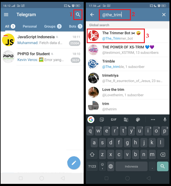 Cara Mudah Cut dan Trim Video di Telegram