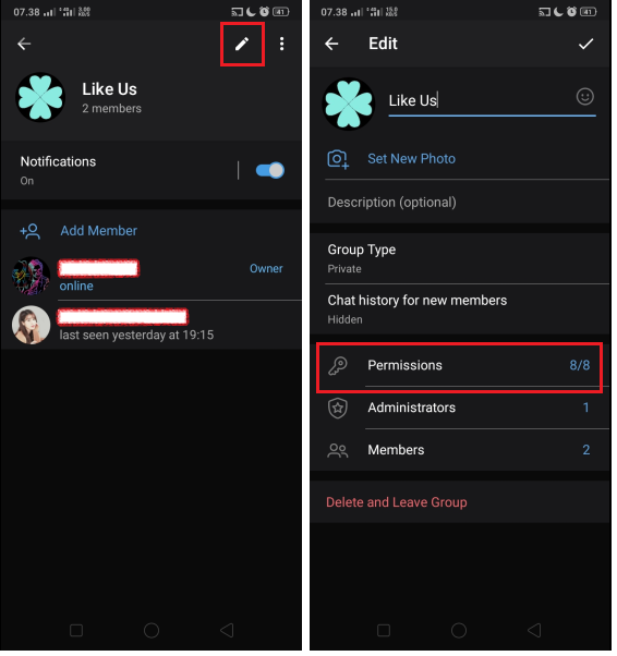 Cara Membuat Admin Group Yang Dapat Chat di Group Telegram