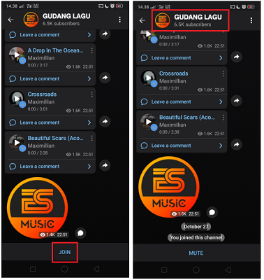 Cara Mencari dan Mendengarkan Lagu di Telegram
