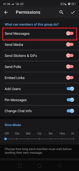 Cara Membuat Admin Group Yang Dapat Chat di Group Telegram