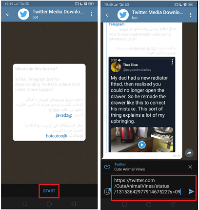 Cara Download Video di Twitter Melalui Telegram