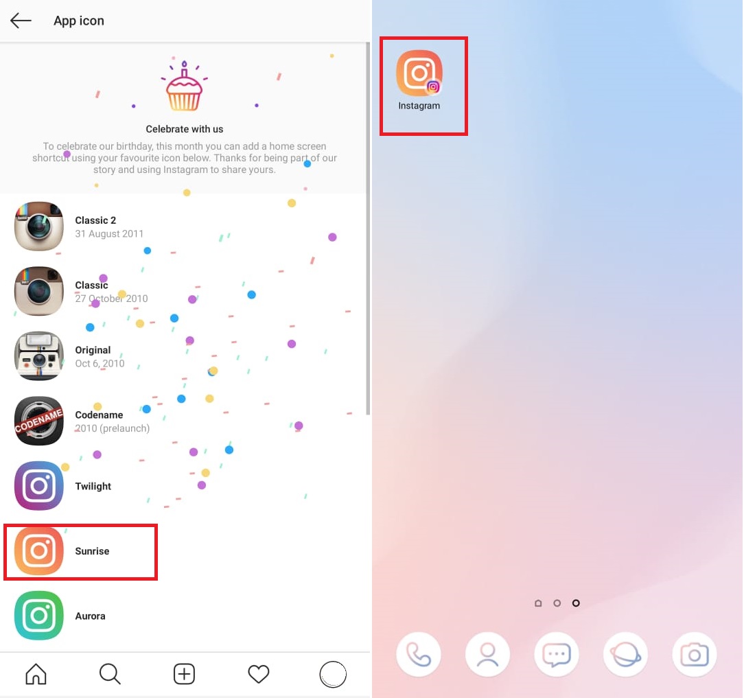 cara ganti ikon instagram 3
