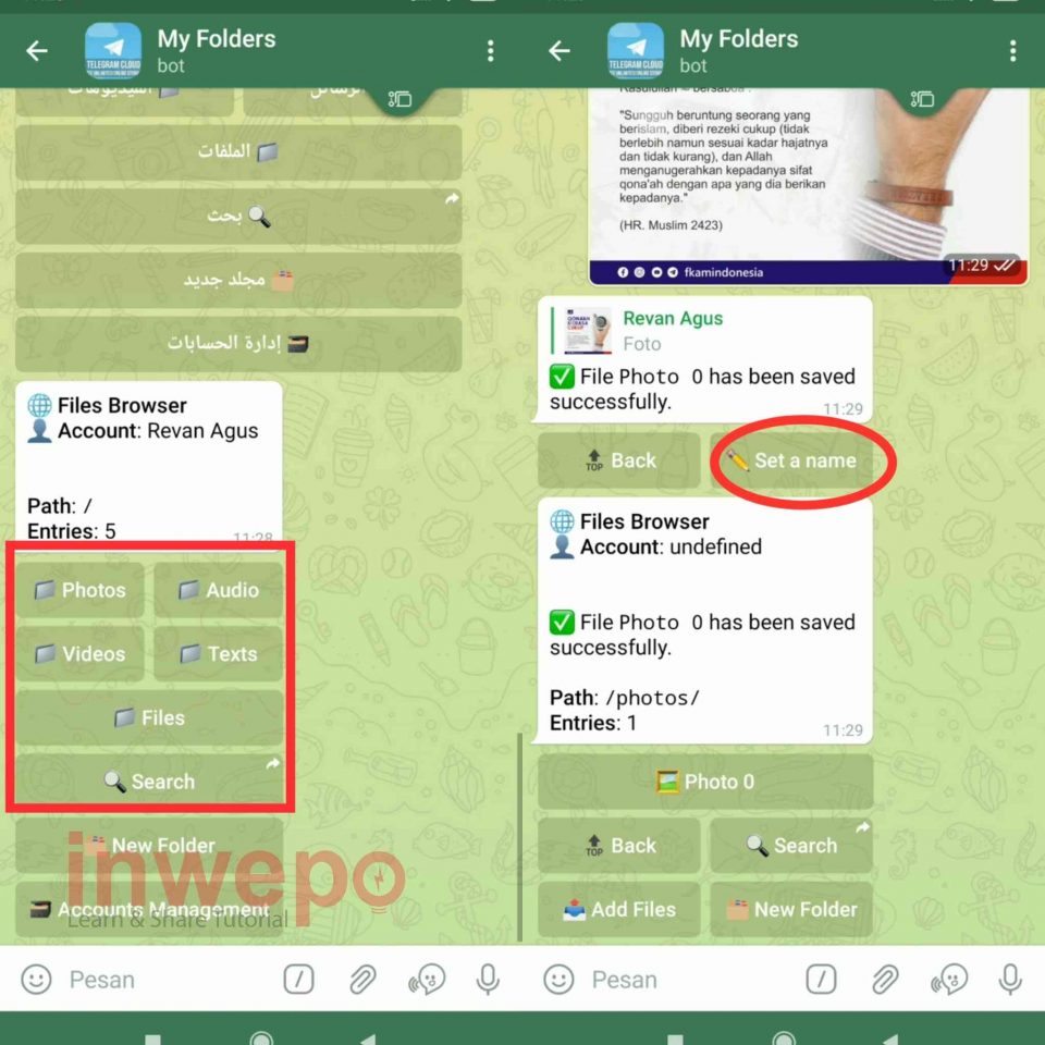 Cara Mengganti Telegram Jadi Cloud Storage