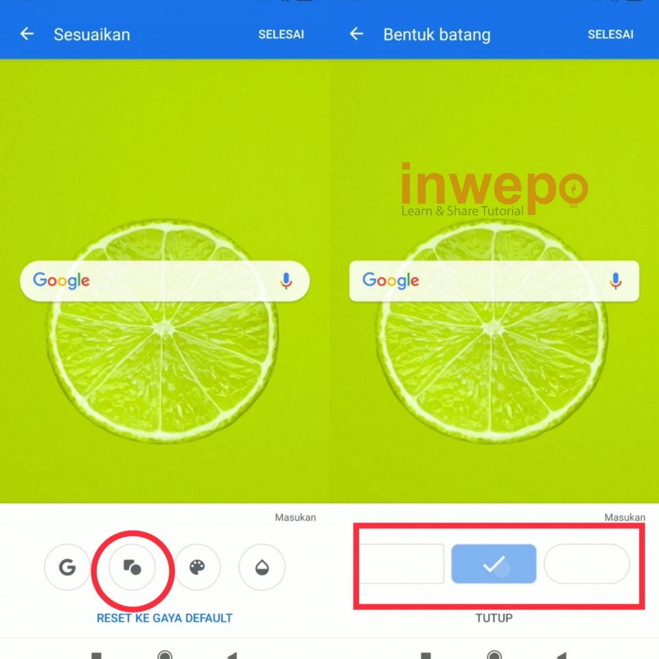 Cara Mengganti Widget Google Search di HP