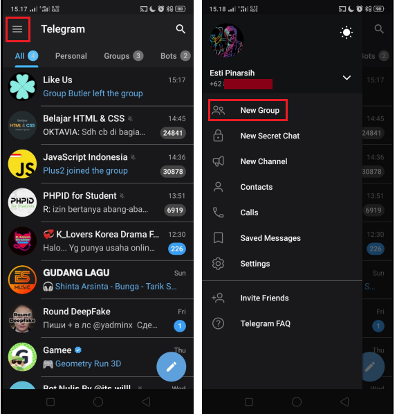 Cara Membuat Pesan Selamat Datang di Group Telegram