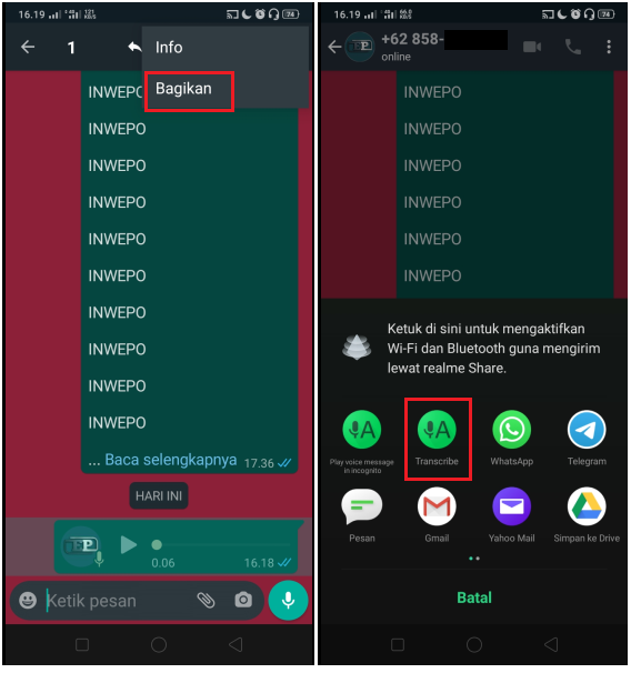 Cara Mengganti Voice Note Whatsapp Menjadi Teks