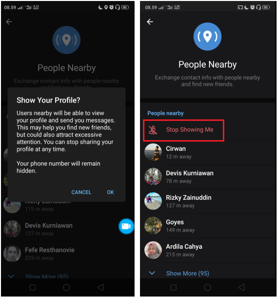 Cara Mencari Pengguna Telegram Lain di Lokasi Sekitarmu