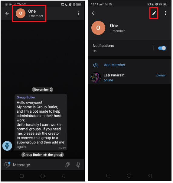 Cara Membuat Pesan Selamat Datang di Group Telegram