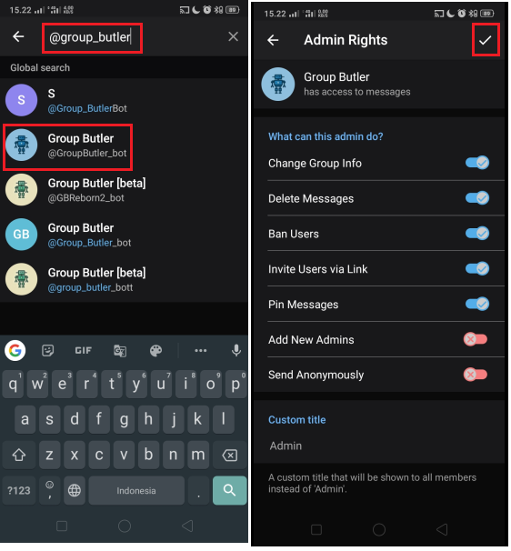 Cara Membuat Pesan Selamat Datang di Group Telegram
