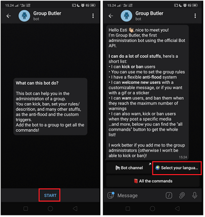 Cara Membuat Pesan Selamat Datang di Group Telegram