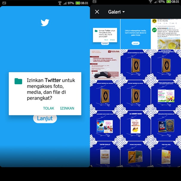 Cara Membuat Twitter Stories di Android