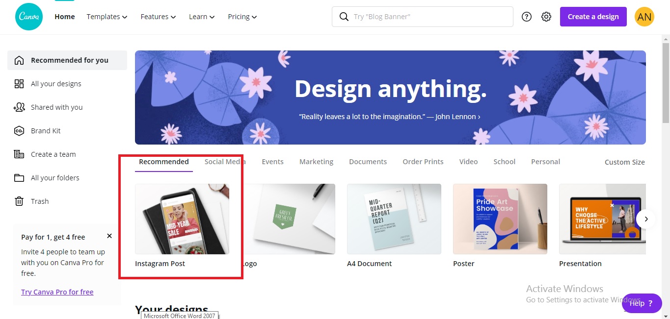 Cara Membuat Feeds Instagram Nyambung