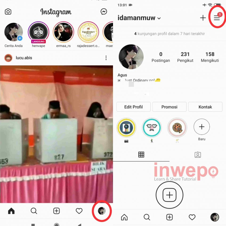 Cara Setting Kualitas Instagram Stories di Android