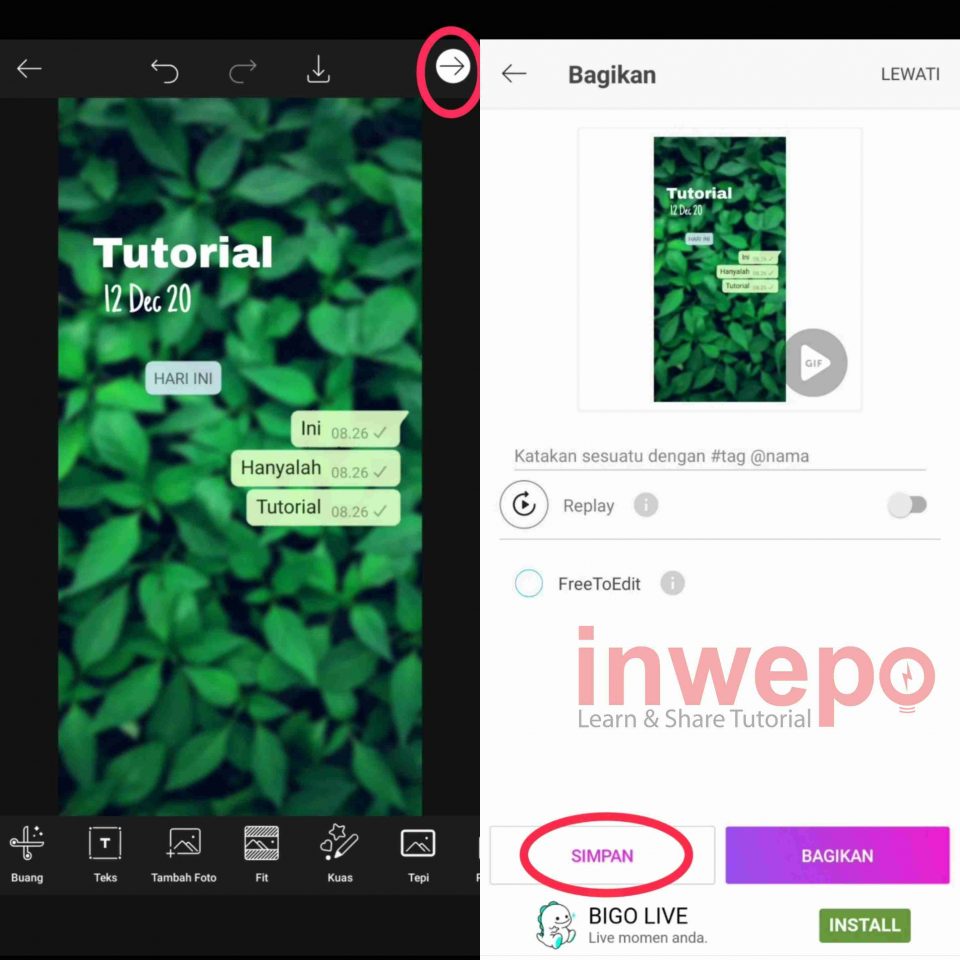 Cara Membuat Story Bubble Chat di Android
