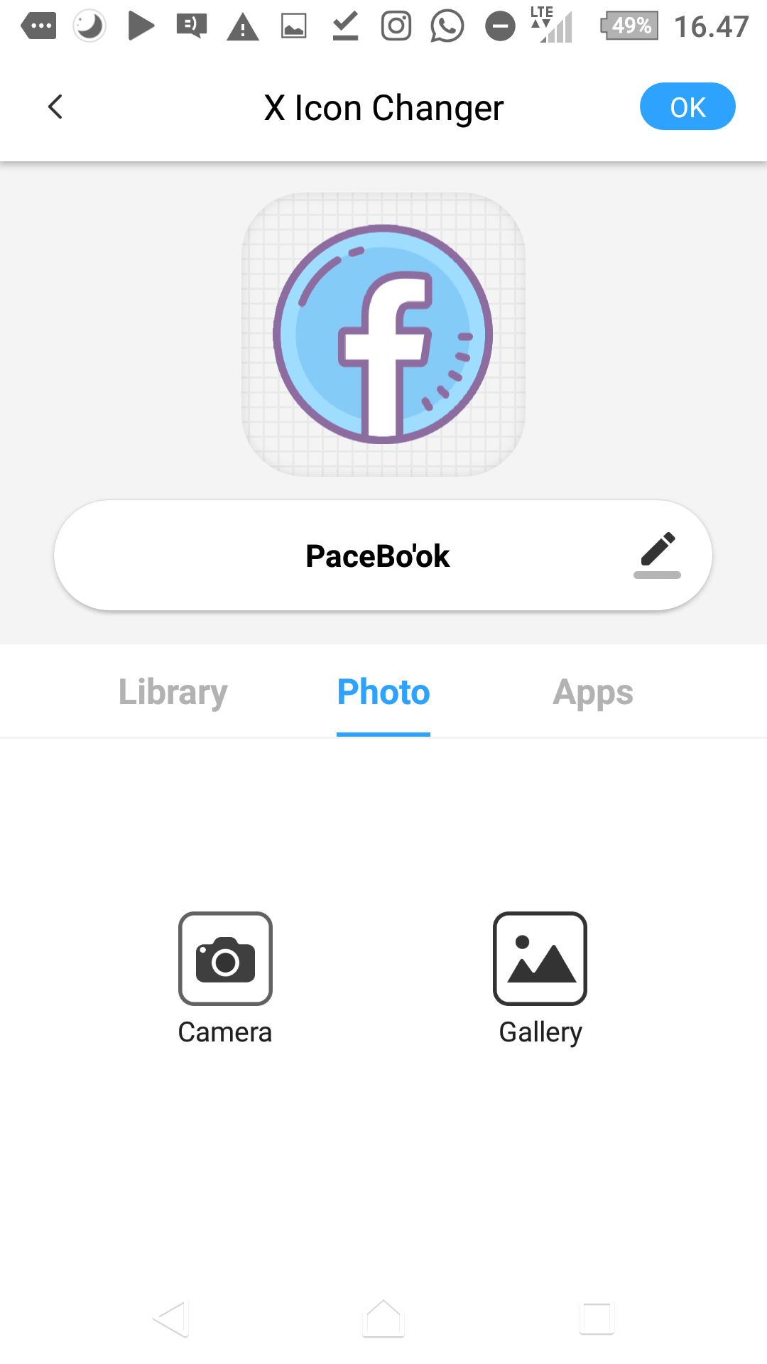 Cara Ganti Icon dan Nama Aplikasi Android dengan X Icon Changer