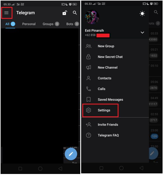 Cara Menyembunyikan Last Seen Telegram di Android