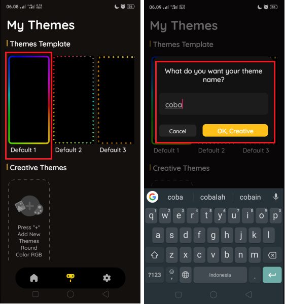 Cara Menampilkan Border Kelap Kelip di Layar HP Android
